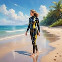 Deepest Trench Maria on the beach Achievement