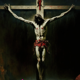 إنجاز The crucifixion في The Devil's Face