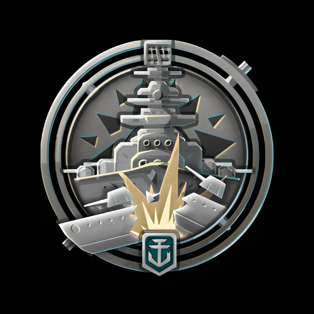 World of Warships: conquista Guerra Naval. Colidindo