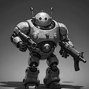 Machine Gun Watcher Terminator (Locked)