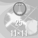 Complete 25 11x11 levels