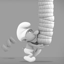 Tightrope Smurf