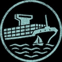 Docked Four Football Fields of Steel-bedrift