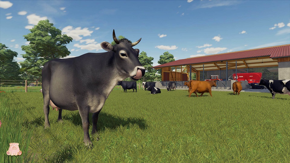 Osiągnięcie Three little piggies… w grze Farming Simulator 22