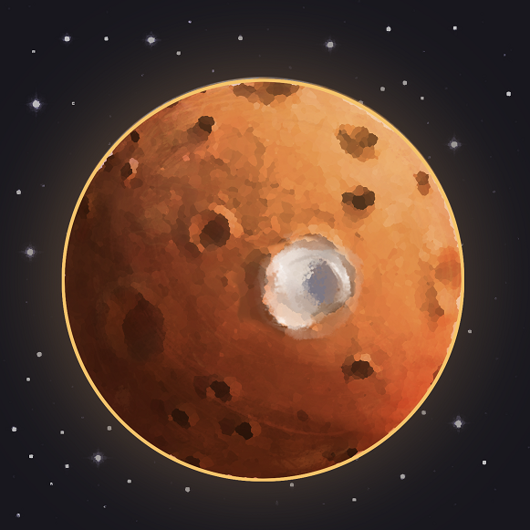 Osiągnięcie Korolev crater w grze Occupy Mars: The Game