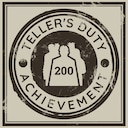 Teller's Duty Efficiency Expert Achievement