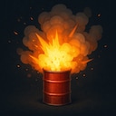 Small red barrel