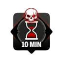 Complete the parkour in under 10 minutes.