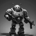 Machine Gun Watcher Terminator (Locked)
