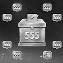 Cast 555 Votes