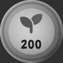 Harvest at least 200 plants