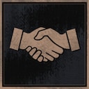 Friendly gesture.