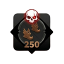 Jump 250 times.
