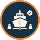 Professional Ship Simulator certified harbor departure license Achievement