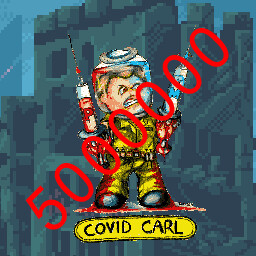 Covid Carl: conquista Total Score